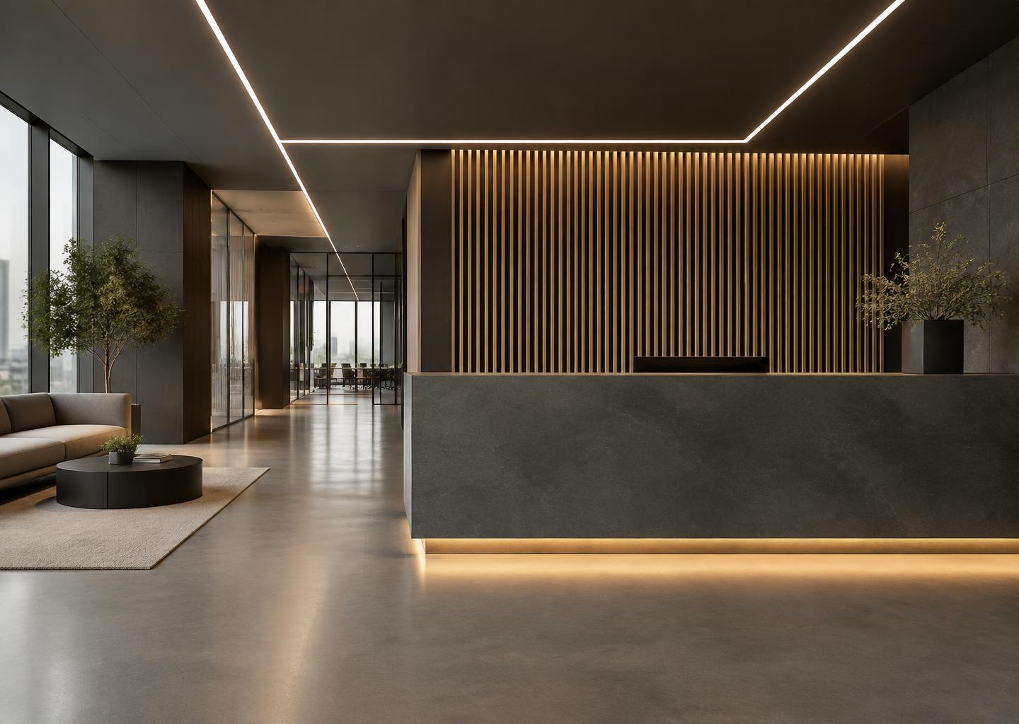 Architectural & Commercial — representative lighting concept